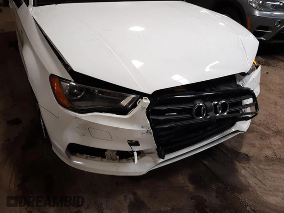 2016 Audi A3 2.0T Premium with VIN WAUB8GFFXG1101375, listed as a Copart auction lot 53969602 with 87,094 mi miles. Bid and sale history available at carsss.com. Image 9.