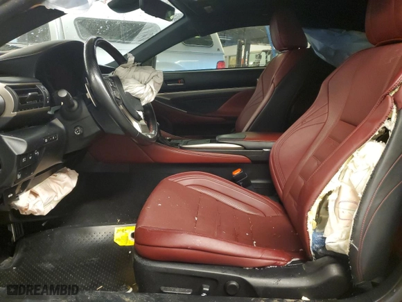 2018 Lexus RC with VIN JTHS85BC3J5004391, listed as a Copart auction lot 42441935 with 62,633 mi miles and Salvage Title. Bid and sale history available at carsss.com. Image 7.