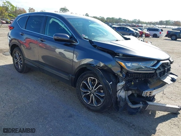 2022 Honda CR-V EX-L with VIN 2HKRW2H80NH616724, listed as a IAAI auction lot 41265908 with 34,806 mi miles. Bid and sale history available at carsss.com. Image 1.