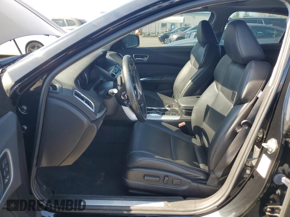 2018 Acura TLX with VIN 19UUB2F34JA001111, listed as a Copart auction lot 53599035 with 0 mi miles and Salvage Title. Bid and sale history available at carsss.com. Image 7.