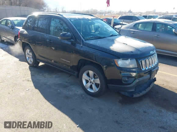 2016 Jeep Compass Sport with VIN 1C4NJCBA8GD560507, listed as a IAAI auction lot 41819228 with 123,294 mi miles and . Bid and sale history available at DreamBid. Image 1.
