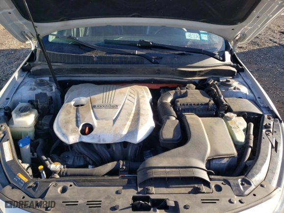 2014 Kia Optima Hybrid EX with VIN KNAGN4AD9E5073884, listed as a Copart auction lot 45431435 with 0 mi miles and Salvage Title. Bid and sale history available at carsss.com. Image 12.