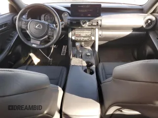 2023 Lexus IS 350 F Sport with VIN JTHGZ1E25P5031776, listed as a Copart auction lot 45744285 with 13,190 mi miles and Salvage title. Bid and sale history available at DreamBid. Image 8.