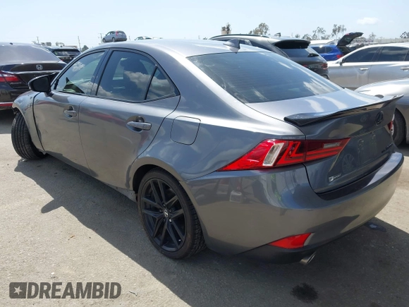 2015 Lexus IS 350 with VIN JTHCE1D28F5006381, listed as a IAAI auction lot 41953698 with 127,688 mi miles and . Bid and sale history available at DreamBid. Image 3.