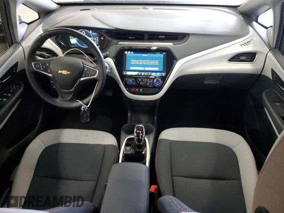 2021 Chevrolet Bolt EV LT with VIN 1G1FY6S03M4108297, listed as a Copart auction lot 58383805 with 11,327 mi miles and Clean title. Bid and sale history available at DreamBid. Image 8.