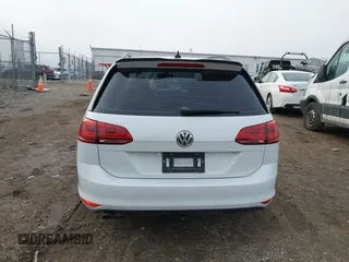 2017 Volkswagen Golf SportWagen S with VIN 3VWC17AU3HM501801, listed as a IAAI auction lot 41209261 with 82,070 mi miles. Bid and sale history available at carsss.com. Image 16.