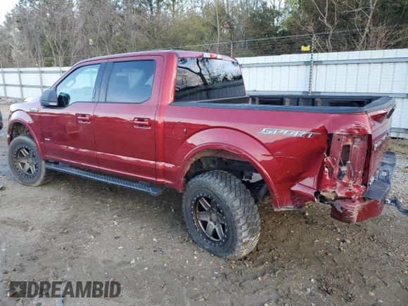 2016 Ford F-150 XL with VIN 1FTEW1CP2GKD09566, listed as a Copart auction lot 49182475 with 117,130 mi miles and Salvage Title. Bid and sale history available at DreamBid. Image 2.