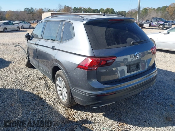 2020 Volkswagen Tiguan S with VIN 3VV1B7AX3LM182198, listed as a IAAI auction lot 41027182 with 44,884 mi miles and . Bid and sale history available at DreamBid. Image 3.