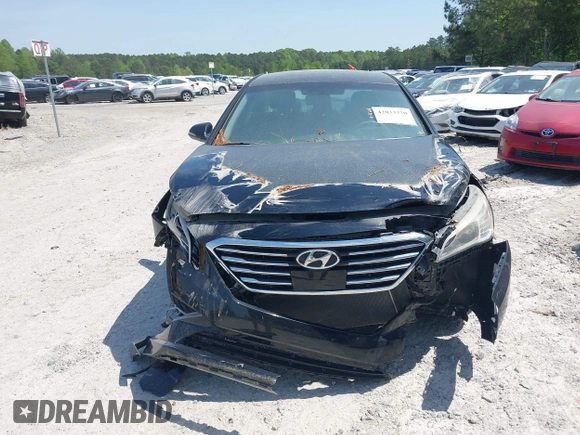 2015 Hyundai Sonata 2.4L Sport with VIN 5NPE34AF7FH250547, listed as a IAAI auction lot 42033370 with 79,840 mi miles. Bid and sale history available at carsss.com. Image 13.