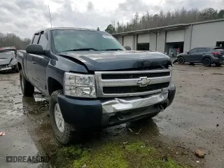 2008 Chevrolet Silverado 1500 LT w/1LT with VIN 2GCEK19J581242865, listed as a Copart auction lot 43267375 with 184,332 mi miles and Salvage Title. Bid and sale history available at carsss.com. Image 10.