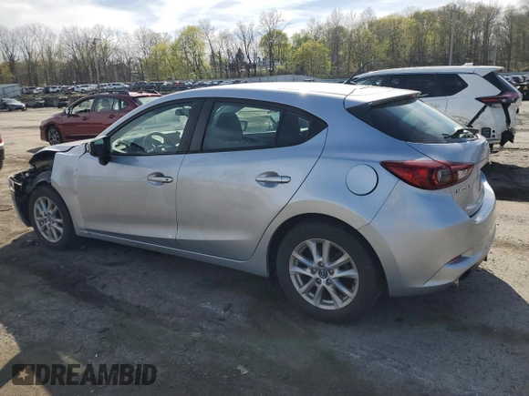 2017 Mazda 3 Sport with VIN 3MZBN1K76HM107389, listed as a Copart auction lot 53777005 with 87,402 mi miles and Salvage Title. Bid and sale history available at DreamBid. Image 2.