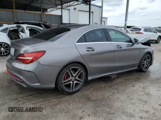 2018 Mercedes-Benz CLA 250 with VIN WDDSJ4EB0JN680225, listed as a Copart auction lot 43581334 with 53,538 mi miles and . Bid and sale history available at DreamBid. Image 3.