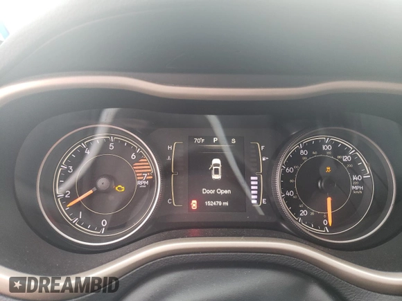 2016 Jeep Cherokee Altitude with VIN 1C4PJLAB6GW336563, listed as a Copart auction lot 47504435 with 152,479 mi miles and Salvage Title. Bid and sale history available at DreamBid. Image 9.