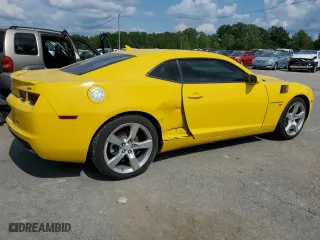 2012 Chevrolet Camaro 1LT with VIN 2G1FB1E32C9130801, listed as a Copart auction lot 66794464 with 61,110 mi miles and Salvage Title. Bid and sale history available at carsss.com. Image 3.