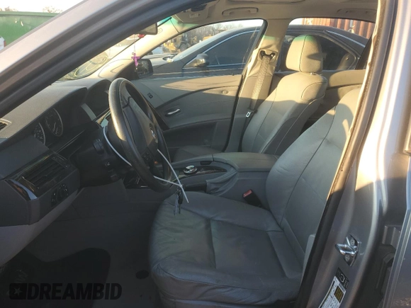 2005 BMW 5 Series 530i with VIN WBANA73555CR58587, listed as a Copart auction lot 85678444 with 166,768 mi miles and Salvage Title. Bid and sale history available at DreamBid. Image 7.