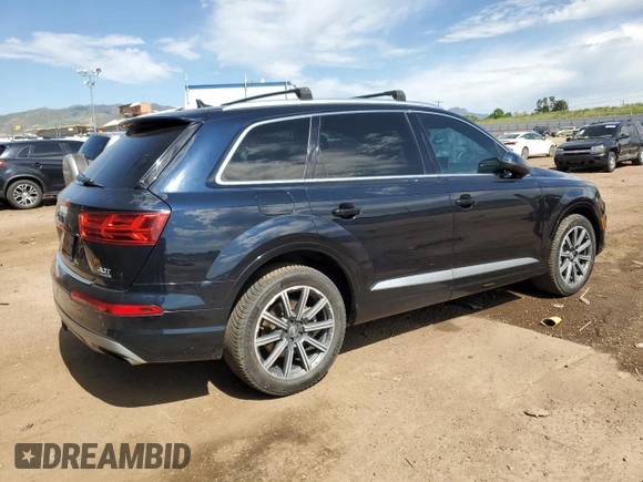 2017 Audi Q7 Premium Plus with VIN WA1LAAF78HD008754, listed as a Copart auction lot 60796555 with 152,920 mi miles and Clean title. Bid and sale history available at DreamBid. Image 3.