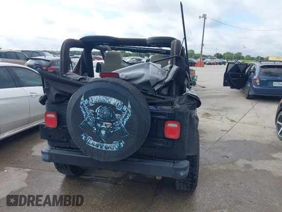 2006 Jeep Wrangler SE with VIN 1J4FA29156P739521, listed as a IAAI auction lot 42563566 with 117,281 mi miles and . Bid and sale history available at DreamBid. Image 16.