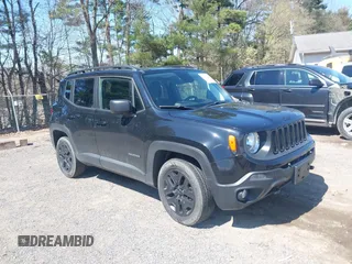 2018 Jeep Renegade Upland with VIN ZACCJBAB1JPH59225, listed as a IAAI auction lot 42051313 with 94,398 mi miles and . Bid and sale history available at DreamBid. Image 1.
