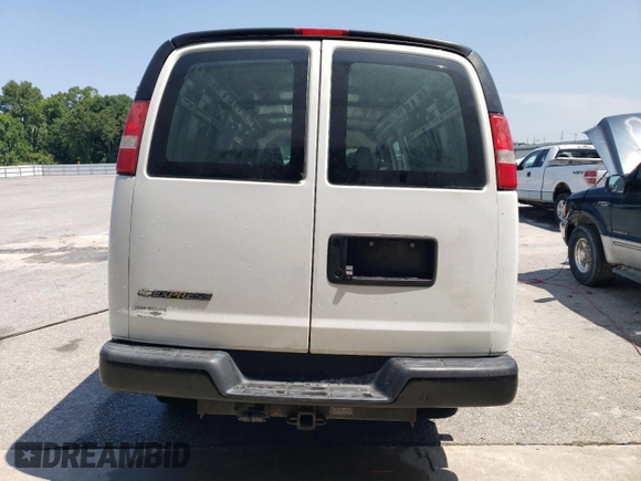 2017 Chevrolet Express Cargo Van with VIN 1GCWGBFF6H1193239, listed as a Copart auction lot 63022914 with 281,235 mi miles and Salvage Title. Bid and sale history available at carsss.com. Image 6.