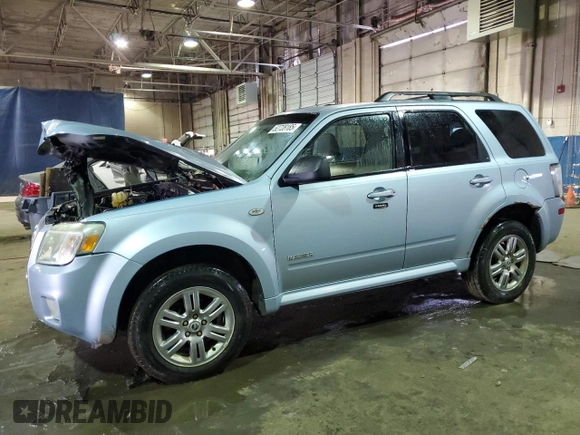 2008 Mercury Mariner z VIN 4M2CU81198KJ20493, wystawiony jako Copart lot #52728185 z przebiegiem 191 041 mil mil oraz Czysty tytuł • Clean title. Historia ofert i sprzedaży dostępna na DreamBid. Obrazek 1.