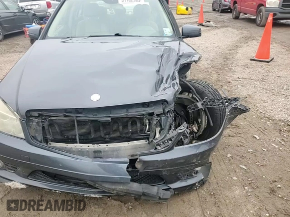2010 Mercedes-Benz C-Class C 300 Sport with VIN WDDGF5EB6AF371706, listed as a Copart auction lot 51182385 with 0 mi miles and Salvage Title. Bid and sale history available at carsss.com. Image 11.