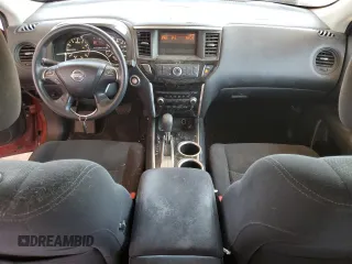 2016 Nissan Pathfinder S with VIN 5N1AR2MNXGC660725, listed as a Copart auction lot 61164915 with 125,134 mi miles and Salvage title. Bid and sale history available at DreamBid. Image 8.