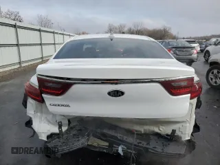 2018 Kia Cadenza Premium with VIN KNALB4J12J5127601, listed as a Copart auction lot 83366194 with 34,105 mi miles and Salvage Title. Bid and sale history available at carsss.com. Image 6.