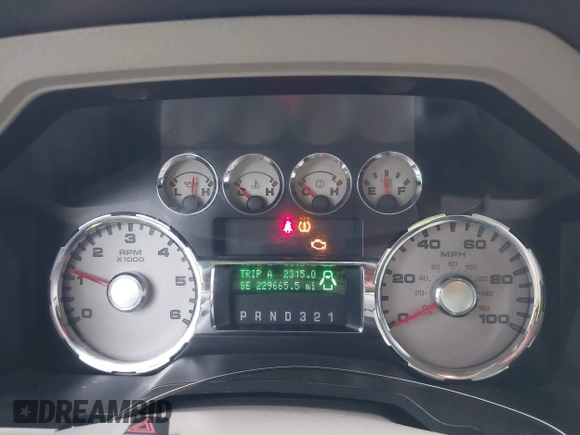 2010 Ford Super Duty F-250 SRW XL with VIN 1FTSW2B50AEA06431, listed as a IAAI auction lot 41406607 with 229,665 mi miles. Bid and sale history available at carsss.com. Image 7.