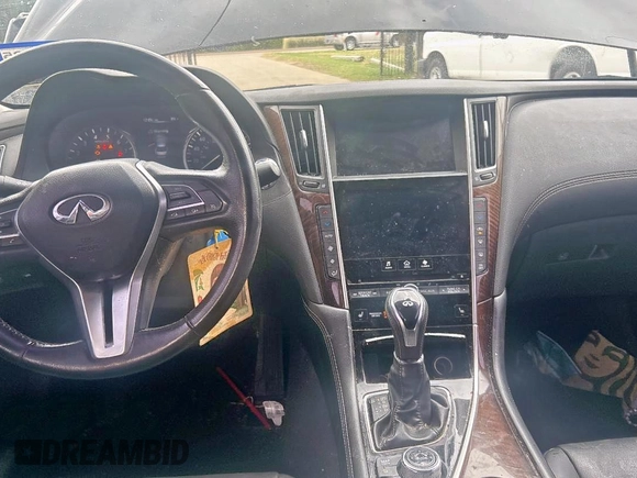 2018 Infiniti Q50 Luxe z VIN JN1EV7AP2JM357804, wystawiony jako Copart lot #63931465 z przebiegiem 170 382 mil mil oraz Czysty tytuł • Clean title. Historia ofert i sprzedaży dostępna na DreamBid. Obrazek 9.