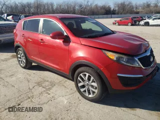 2015 Kia Sportage LX with VIN KNDPB3AC0F7702628, listed as a Copart auction lot 48495365 with 106,208 mi miles and Salvage Title. Bid and sale history available at carsss.com. Image 4.