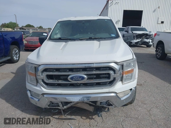 2023 Ford F-150 XL with VIN 1FTFW1E88PKD46695, listed as a IAAI auction lot 41936726 with 156,654 mi miles. Bid and sale history available at carsss.com. Image 12.