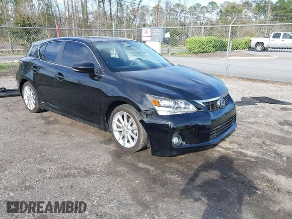 2011 Lexus CT 200h with VIN JTHKD5BH7B2040000, listed as a IAAI auction lot 41808004 with 130,006 mi miles and . Bid and sale history available at carsss.com. Image 1.