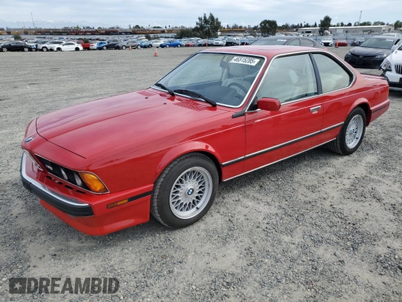 1988 BMW M6 z VIN WBAEE1416J2561063, wystawiony jako Copart lot #46515285 z przebiegiem 142 740 mil mil oraz Czysty tytuł • Clean title. Historia ofert i sprzedaży dostępna na DreamBid. Obrazek 1.