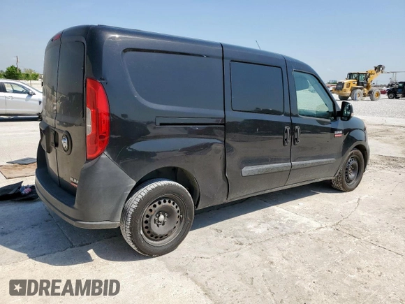 2015 Ram ProMaster City Cargo Tradesman with VIN ZFBERFAT2F6A82042, listed as a Copart auction lot 52631715 with 175,988 mi miles and Salvage title. Bid and sale history available at DreamBid. Image 3.