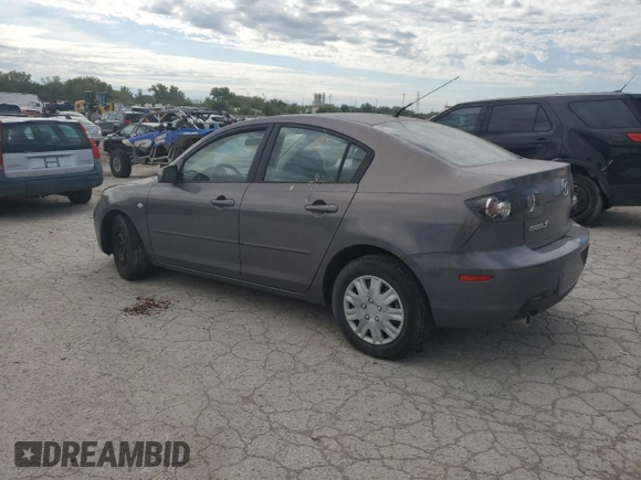 2008 Mazda 3 i Sport with VIN JM1BK12F381871944, listed as a Copart auction lot 73062454 with 105,916 mi miles and Clean Title. Bid and sale history available at DreamBid. Image 2.