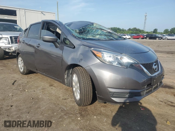 2017 Nissan Note S Plus with VIN 3N1CE2CP6HL372057, listed as a Copart auction lot 62222265 with 65,303 mi miles and Salvage title. Bid and sale history available at DreamBid. Image 4.