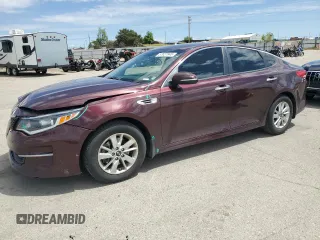 2016 Kia Optima LX z VIN 5XXGT4L3XGG108556, wystawiony jako Copart lot #57627945 z przebiegiem 62 176 mil mil oraz Szkoda całkowita • Salvage title. Historia ofert i sprzedaży dostępna na DreamBid. Obrazek 1.
