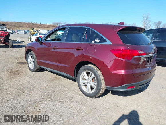 2014 Acura RDX Tech Pkg with VIN 5J8TB4H50EL005348, listed as a IAAI auction lot 41883118 with 118,638 mi miles. Bid and sale history available at carsss.com. Image 3.