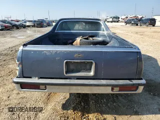 1984 Chevrolet El Camino with VIN 1GCCW80H4ER220017, listed as a Copart auction lot 41430164 with 0 mi miles and Salvage Title. Bid and sale history available at carsss.com. Image 6.