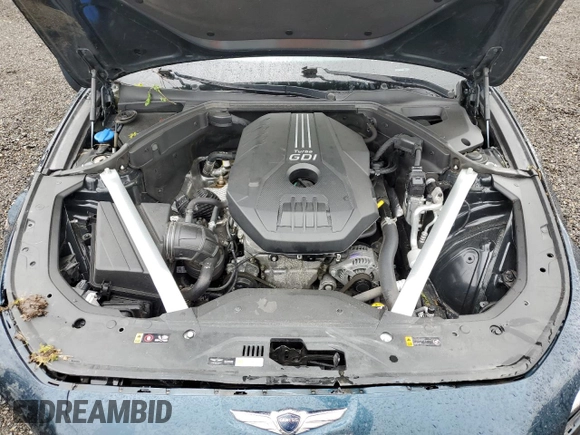 2023 Genesis G70 2.0T with VIN KMTG34TA2PU123742, listed as a Copart auction lot 58624065 with 41,929 mi miles and Salvage title. Bid and sale history available at DreamBid. Image 11.