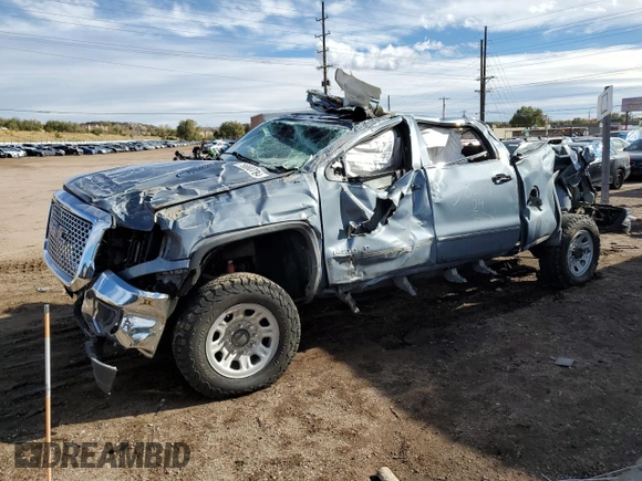 2015 GMC Sierra 2500HD SLT with VIN 1GT12ZE8XFF604369, listed as a Copart auction lot 78880784 with Not provided miles and Salvage title. Bid and sale history available at DreamBid. Image 1.