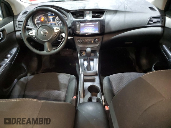 2019 Nissan Sentra S with VIN 3N1AB7AP4KY333882, listed as a Copart auction lot 88328655 with 83,326 mi miles and Salvage Title. Bid and sale history available at DreamBid. Image 8.