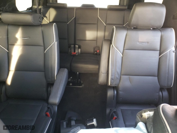 2024 Cadillac Escalade Premium Luxury with VIN 1GYS4BKL9RR232325, listed as a Copart auction lot 77145544 with 4,677 mi miles and Salvage Title. Bid and sale history available at carsss.com. Image 10.
