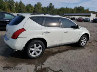 2007 Nissan Murano S with VIN JN8AZ08W67W656217, listed as a Copart auction lot 78178444 with 164,605 mi miles and Salvage Title. Bid and sale history available at carsss.com. Image 3.
