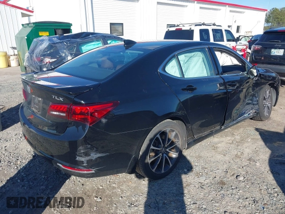 2015 Acura TLX V6 Advance with VIN 19UUB2F75FA003279, listed as a IAAI auction lot 41748861 with 80,103 mi miles. Bid and sale history available at carsss.com. Image 4.