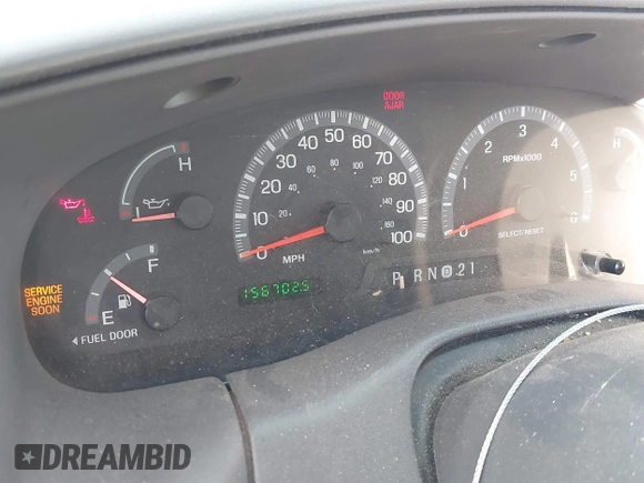 2001 Ford F-150 XL with VIN 1FTRX18L21NB46718, listed as a IAAI auction lot 41477101 with 156,702 mi miles. Bid and sale history available at carsss.com. Image 7.