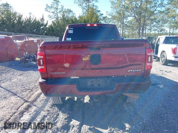 2023 Ram 2500 Big Horn with VIN 3C6UR5DLXPG617315, listed as a IAAI auction lot 41246001 with 39,513 mi miles. Bid and sale history available at carsss.com. Image 17.
