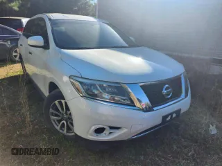 2013 Nissan Pathfinder SV with VIN 5N1AR2MM1DC659076, listed as a Copart auction lot 61275455 with 204,930 mi miles and Clean title. Bid and sale history available at DreamBid. Image 1.