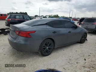 2018 Nissan Maxima SL with VIN 1N4AA6AP0JC401084, listed as a Copart auction lot 54351915 with 44,796 mi miles and Salvage title. Bid and sale history available at DreamBid. Image 3.