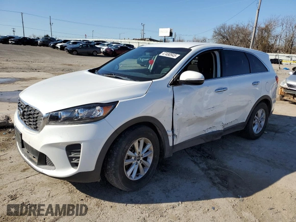 2020 Kia Sorento LX with VIN 5XYPG4A3XLG651712, listed as a Copart auction lot 47490945 with 95,612 mi miles and Salvage Title. Bid and sale history available at carsss.com. Image 1.